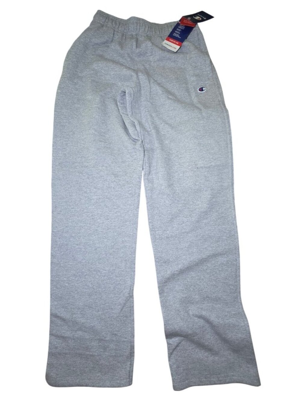 Champion Men's Sweatpants Open Bottom Sweat Pants Oxford Gray Small NWT P0893
